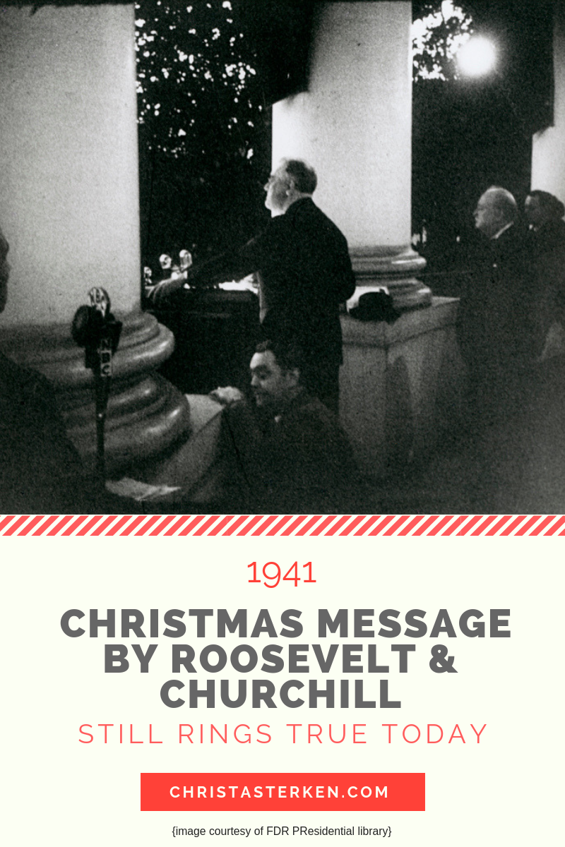 1941 Christmas Message of hope