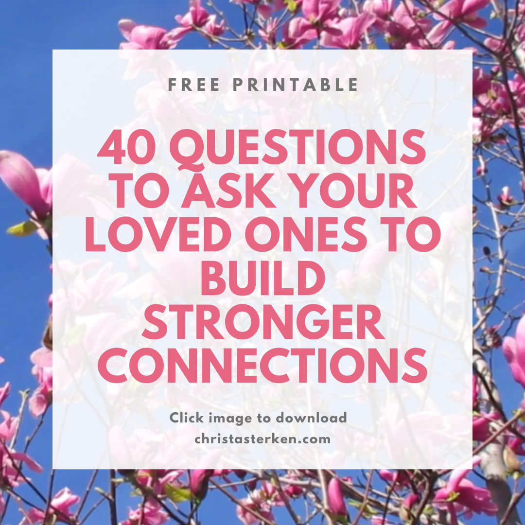 connecting with others Free printable PDF questions