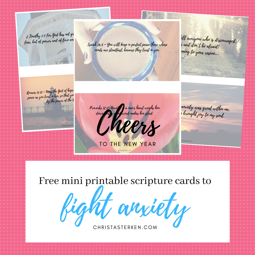 Free printable anxiety scripture cards 