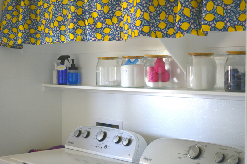 organized laundry room