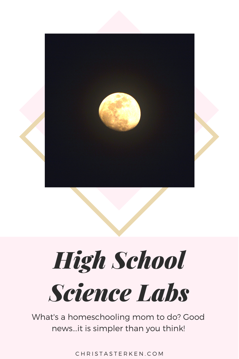 homeschool science curriculum high school with labs