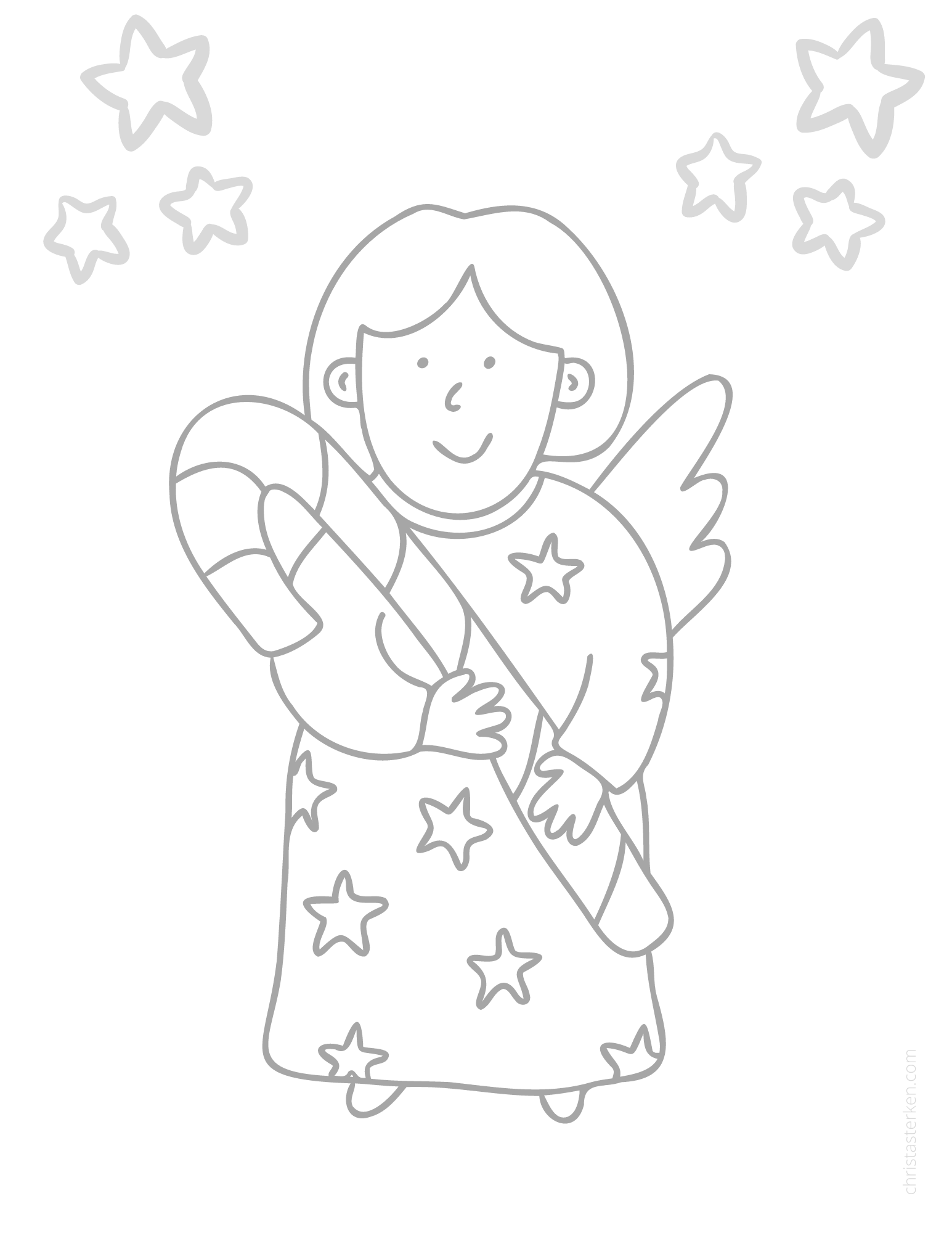 free Christmas coloring pages for kids