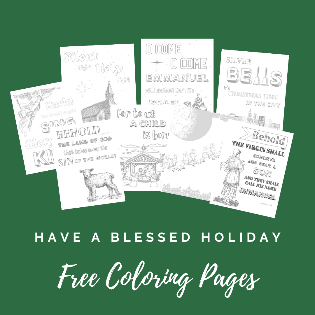 Free Christmas coloring pages PDF