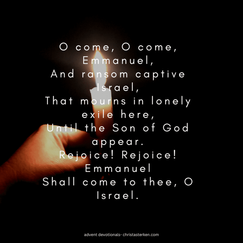 advent devotionals O come, O Come, Emmanuel