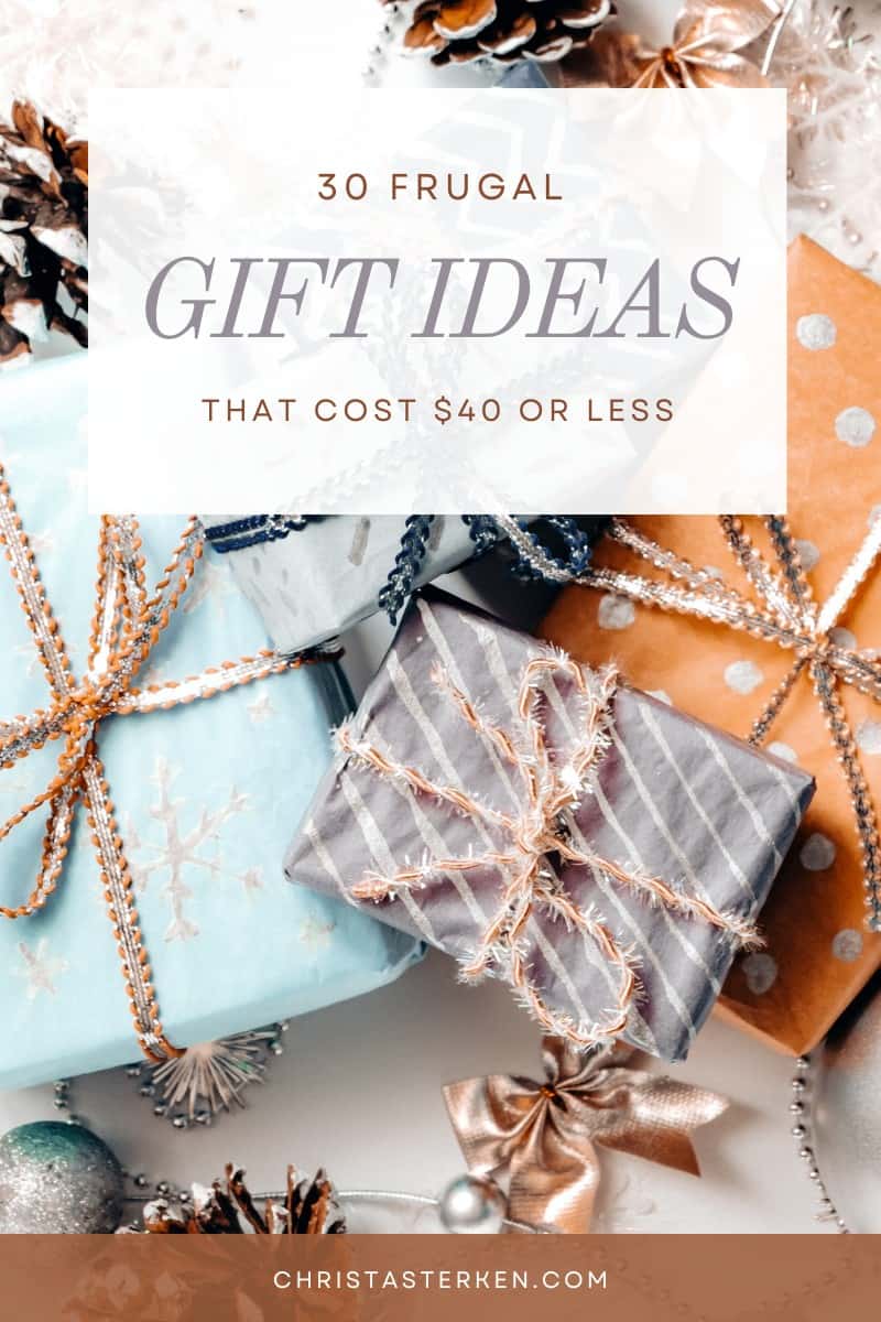 30+ frugal gifts for women that cost $40 or less