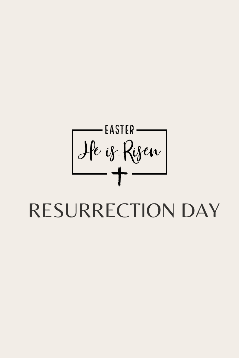 Easter is Resurrection Day