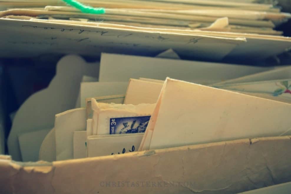 A Box of Vintage Cards and a Love Story