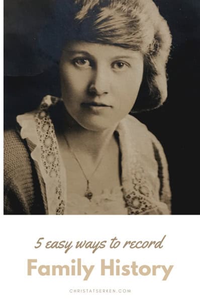 5 Easy Ways To Record Your Family History